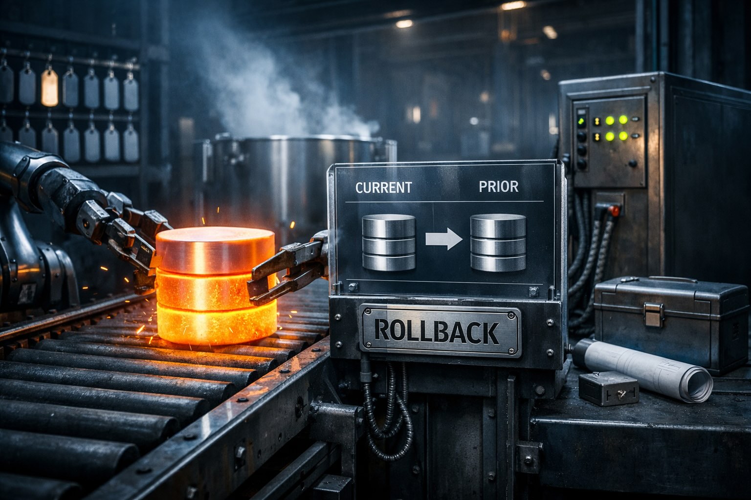 SchemaSmith rollback and recovery