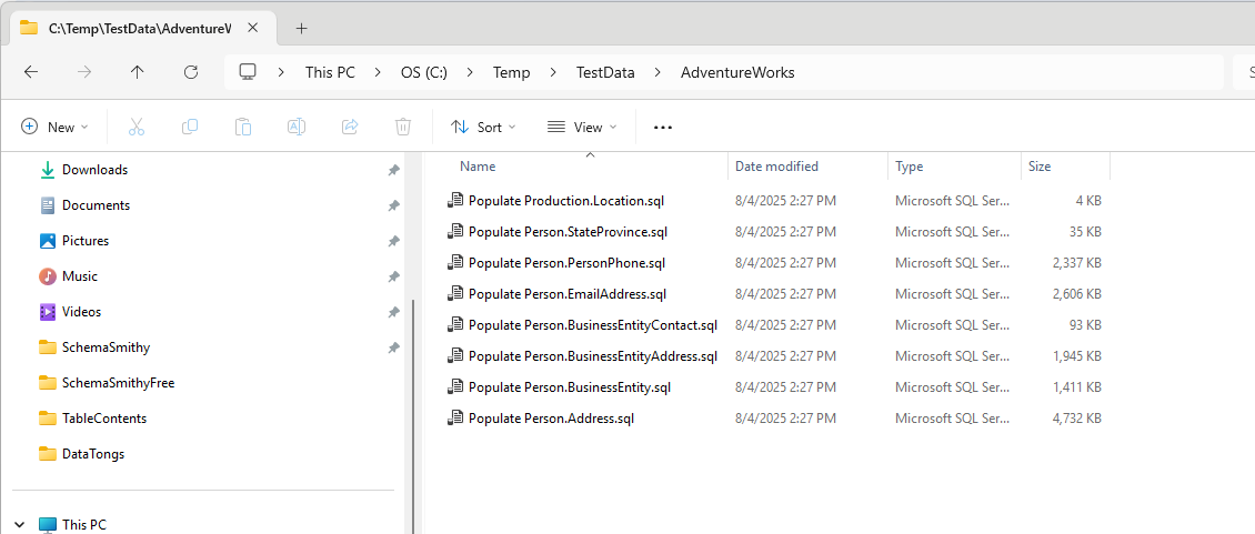 first cast file system layout