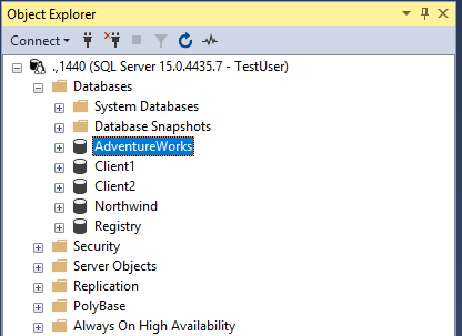 sql server management studio