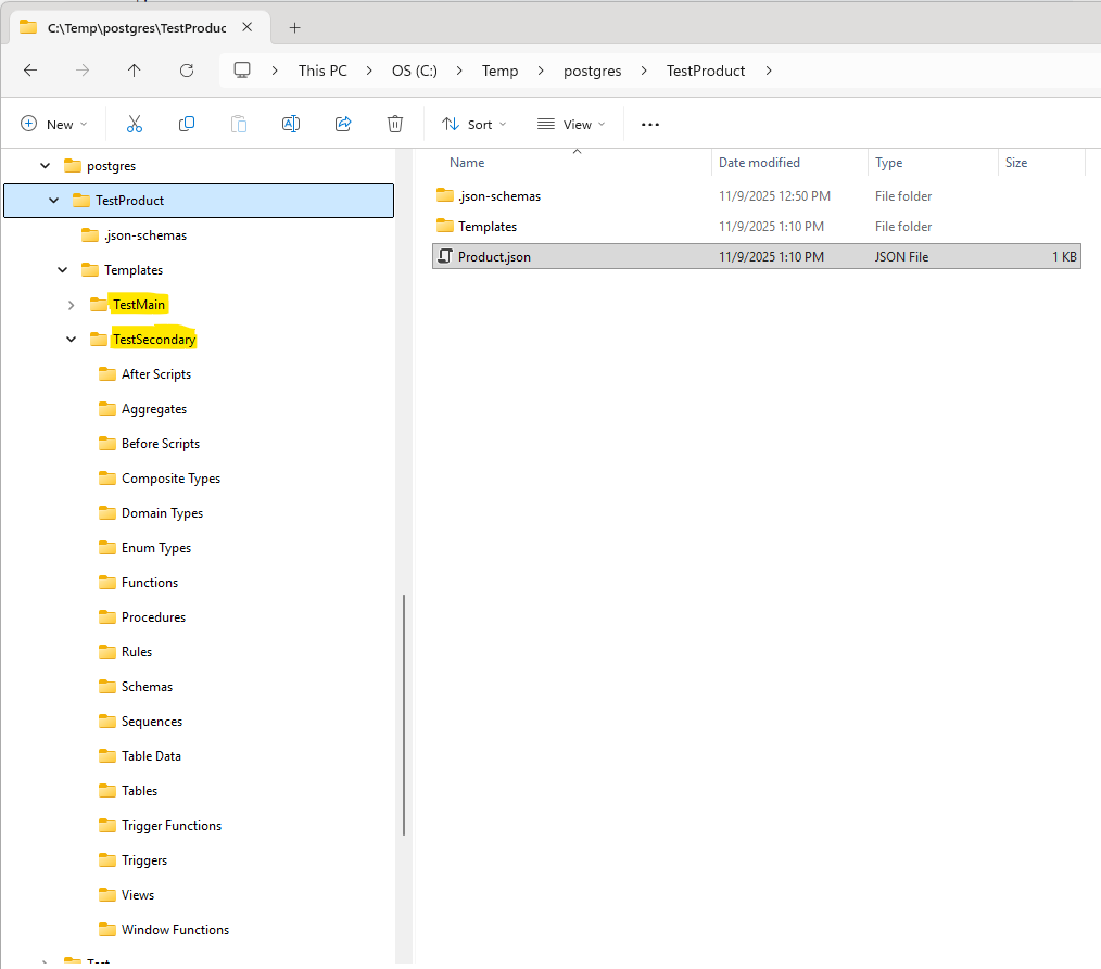 second cast file system layout
