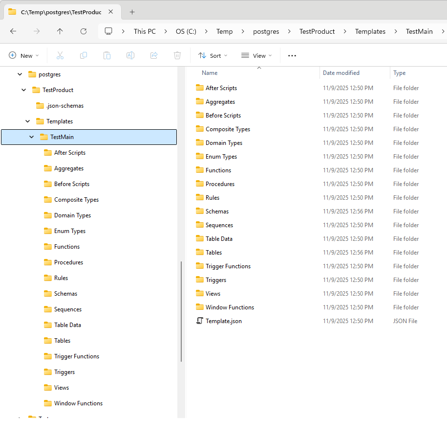 first cast file system layout