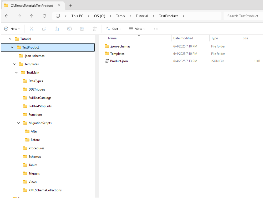 first cast file system layout